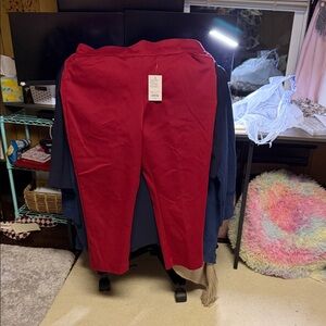 Croft & Barrow Burgundy Pants